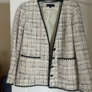 Beautiful black-and-white Talbots jacket
